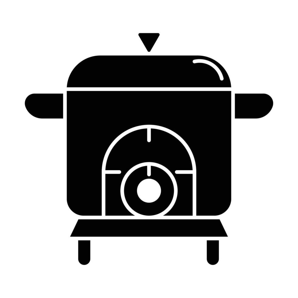 electric pan icon on white background vector