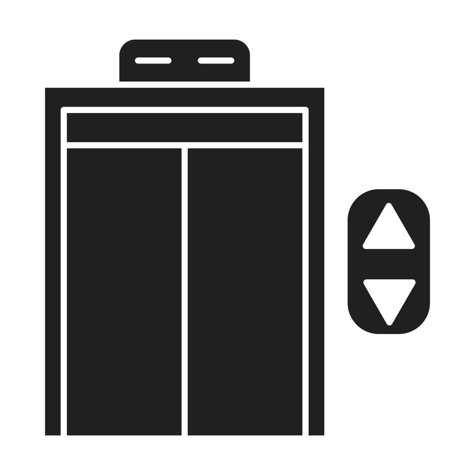 elevator icon on white background vector