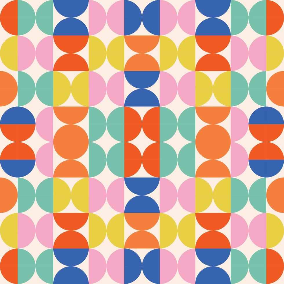 Geometric seamless pattern vector