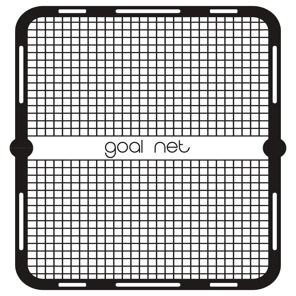 soccer goal net background vector