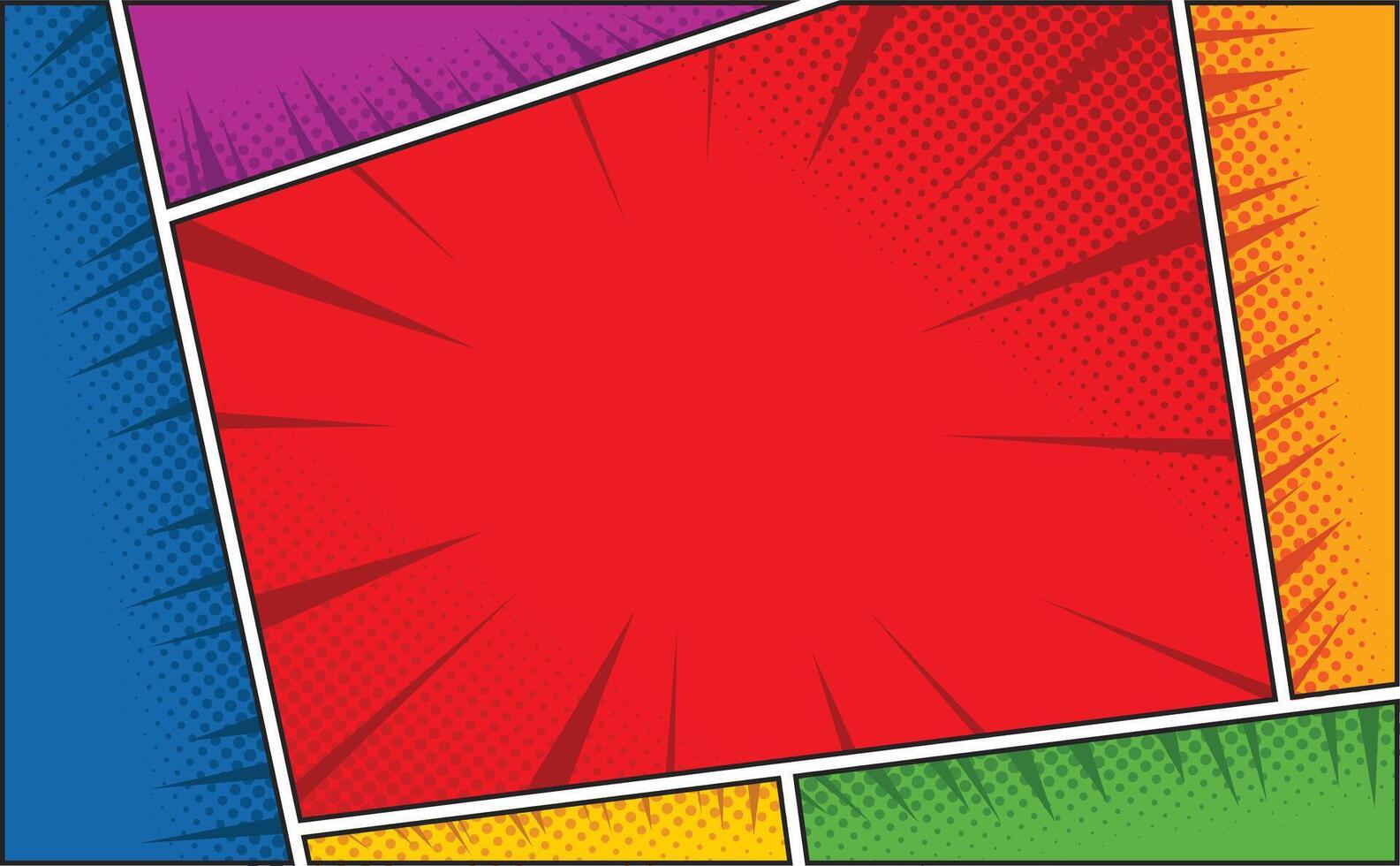 Comic Style Background, abstract background vector