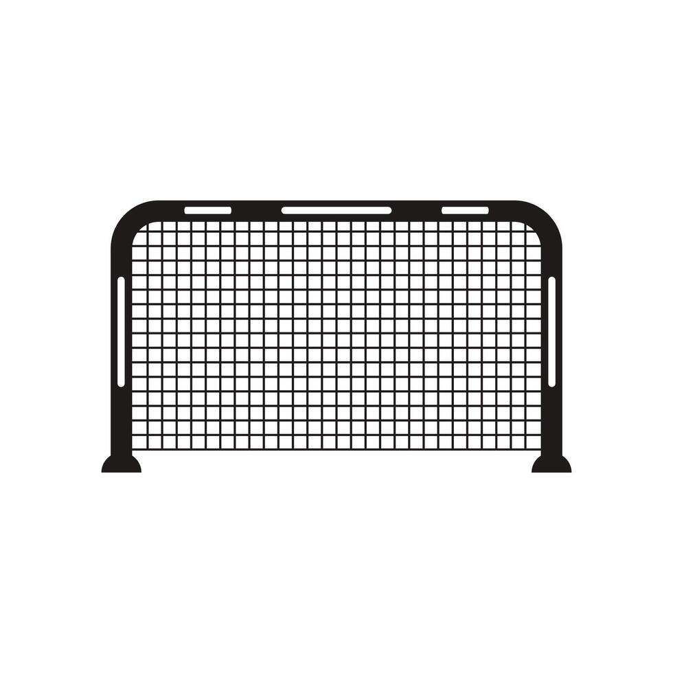 Football soccer goal icon on white background vector