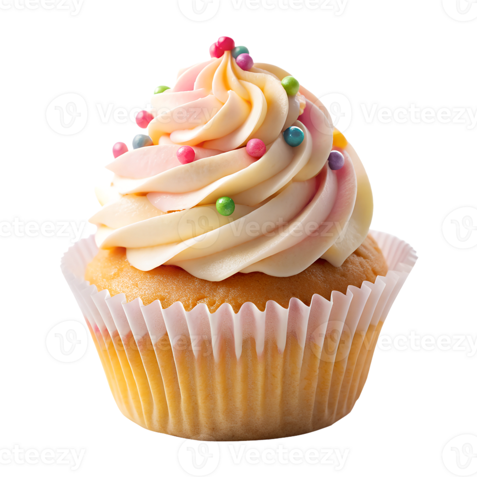Delicious cute cupcake png