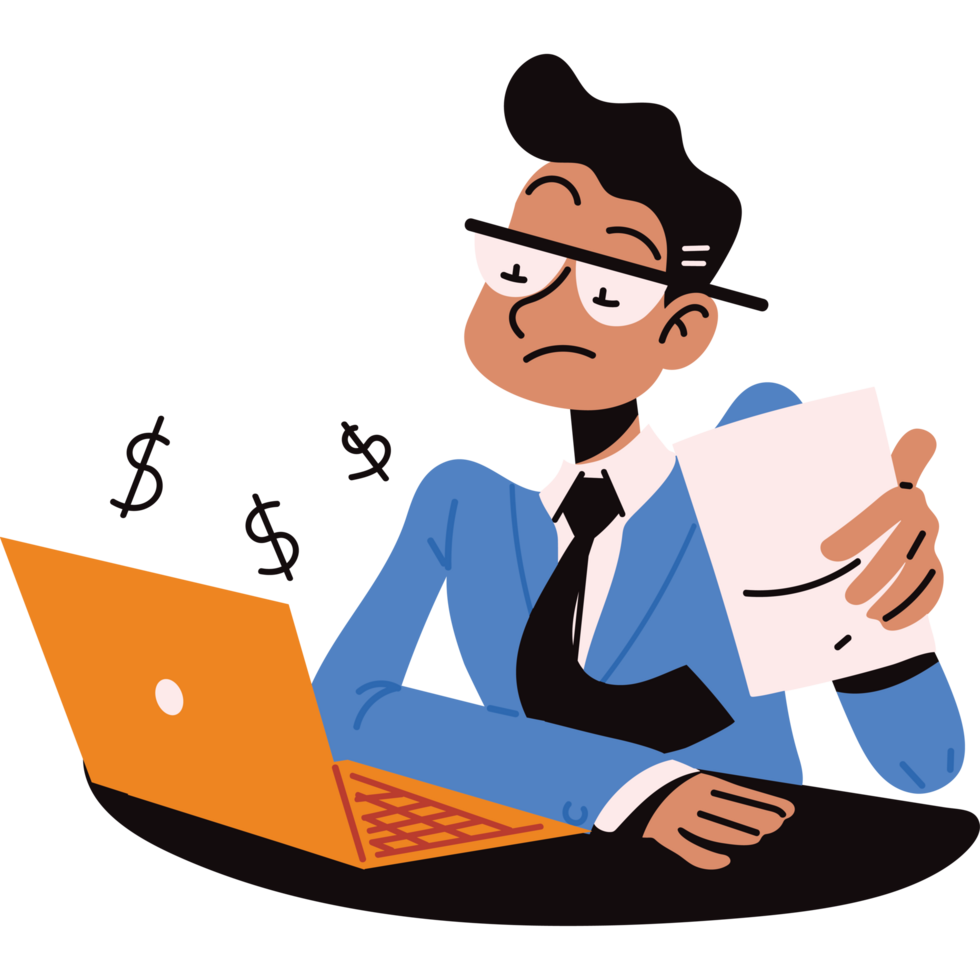 tax day accountant man png