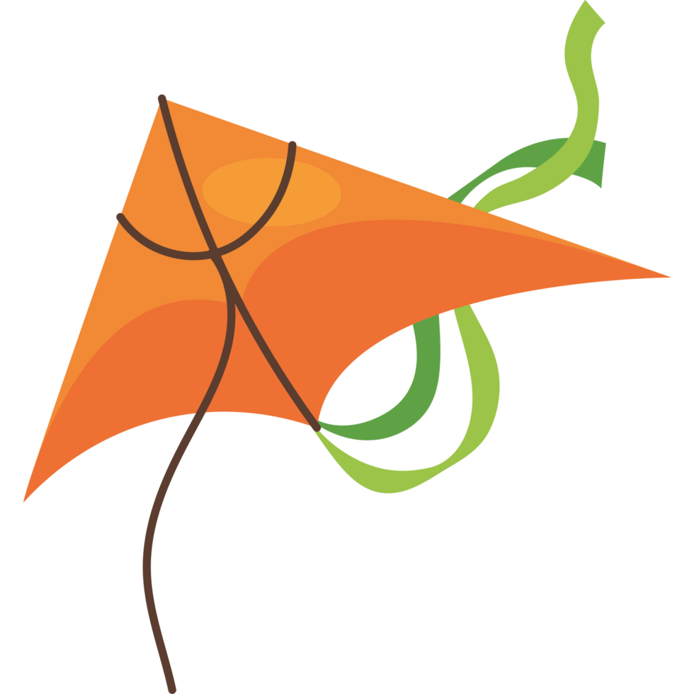 kite fly on white background png