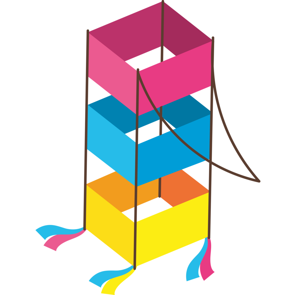 kite box fly isolated png