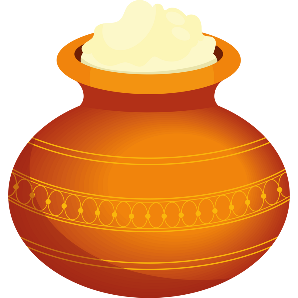 krishna janmashtami festival clay pot png