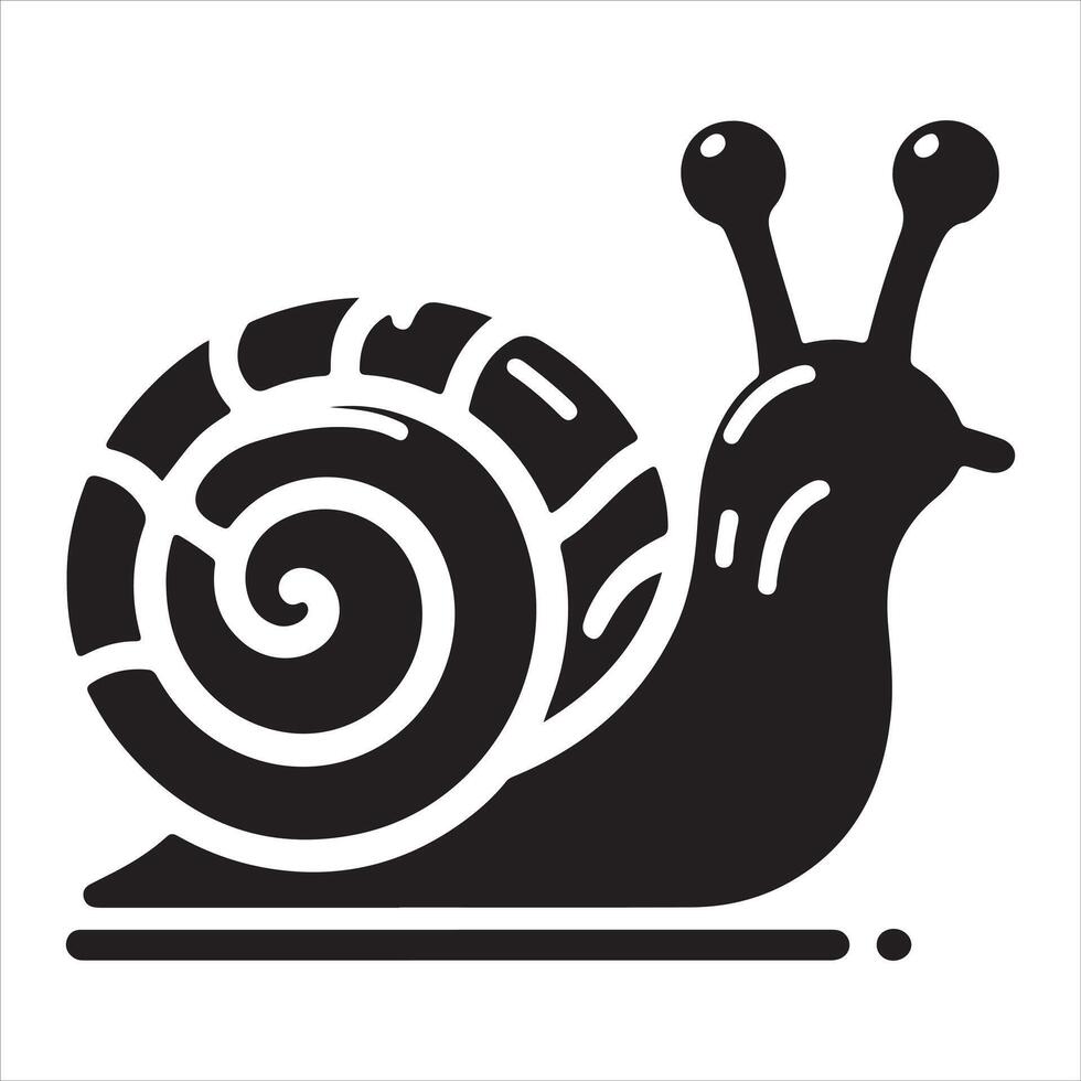 Graphic Illustrations about the Snails vector