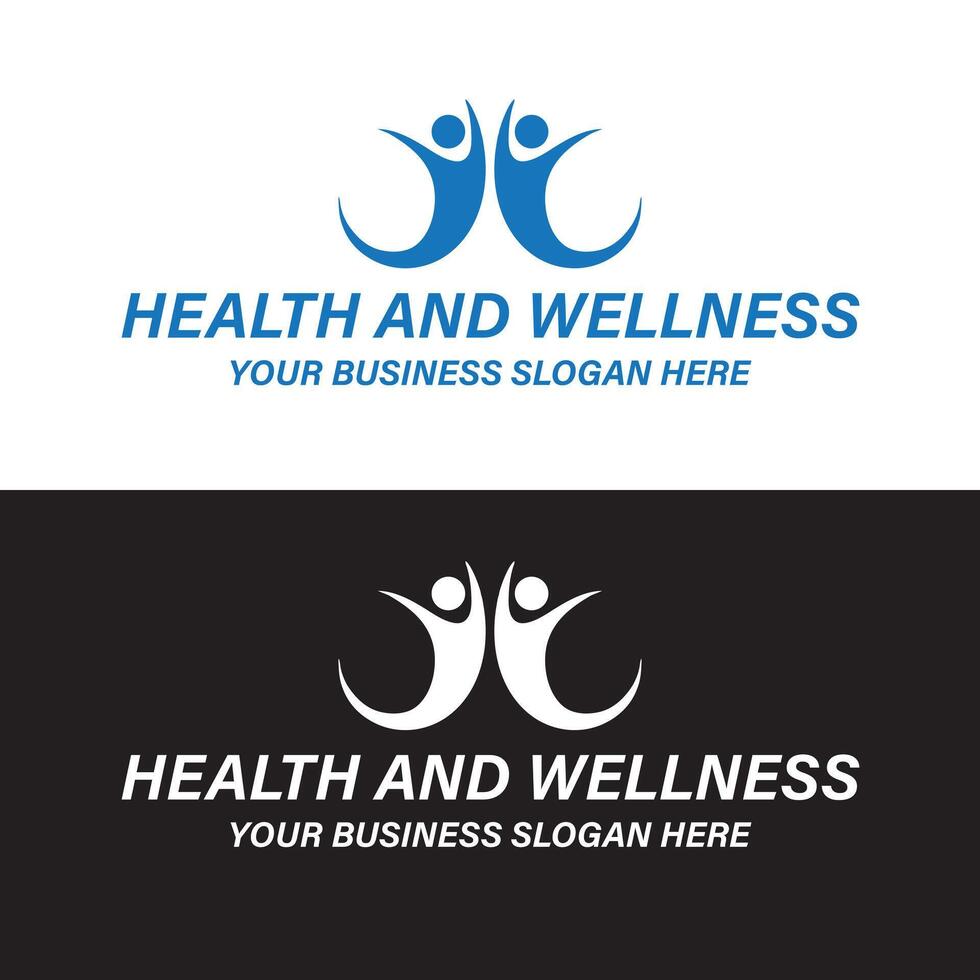 modern fitness, spa, health ,wellness, fitness, gym, yoga, counseling, therapy, healthcare, logo design vector