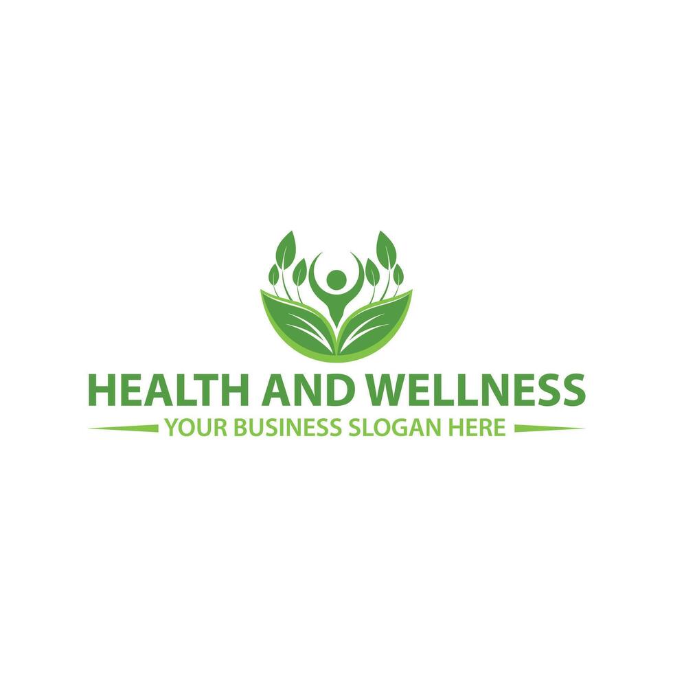 natural healthcare medical wellness pharmacy dental logo vector