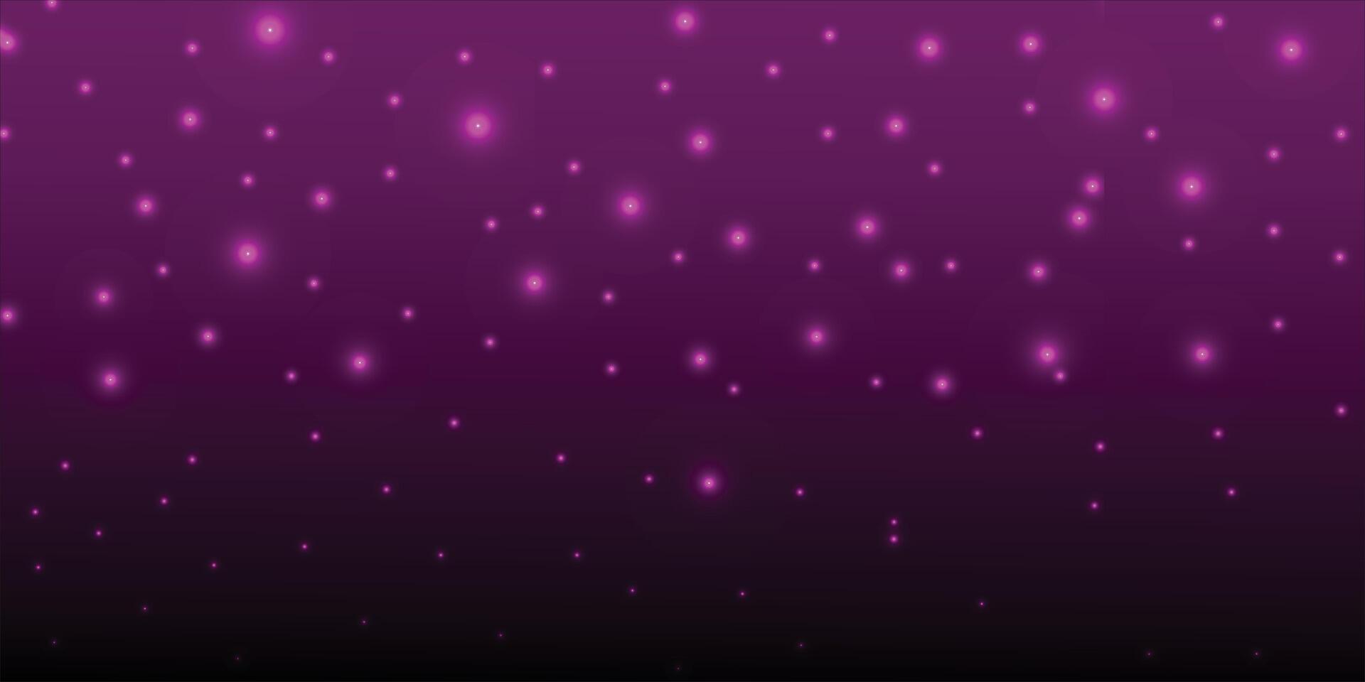 Night starry sky and pink clouds sunrise Free Vecto r vector