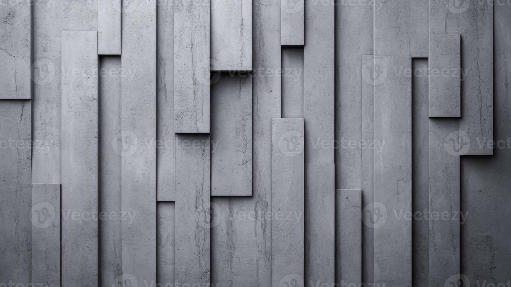 Abstract view of a concrete wall texture with deep ridges and crevices light gray with darker streaks dramatic lighting emphasizing depth perfect for grunge and edgy designs photo