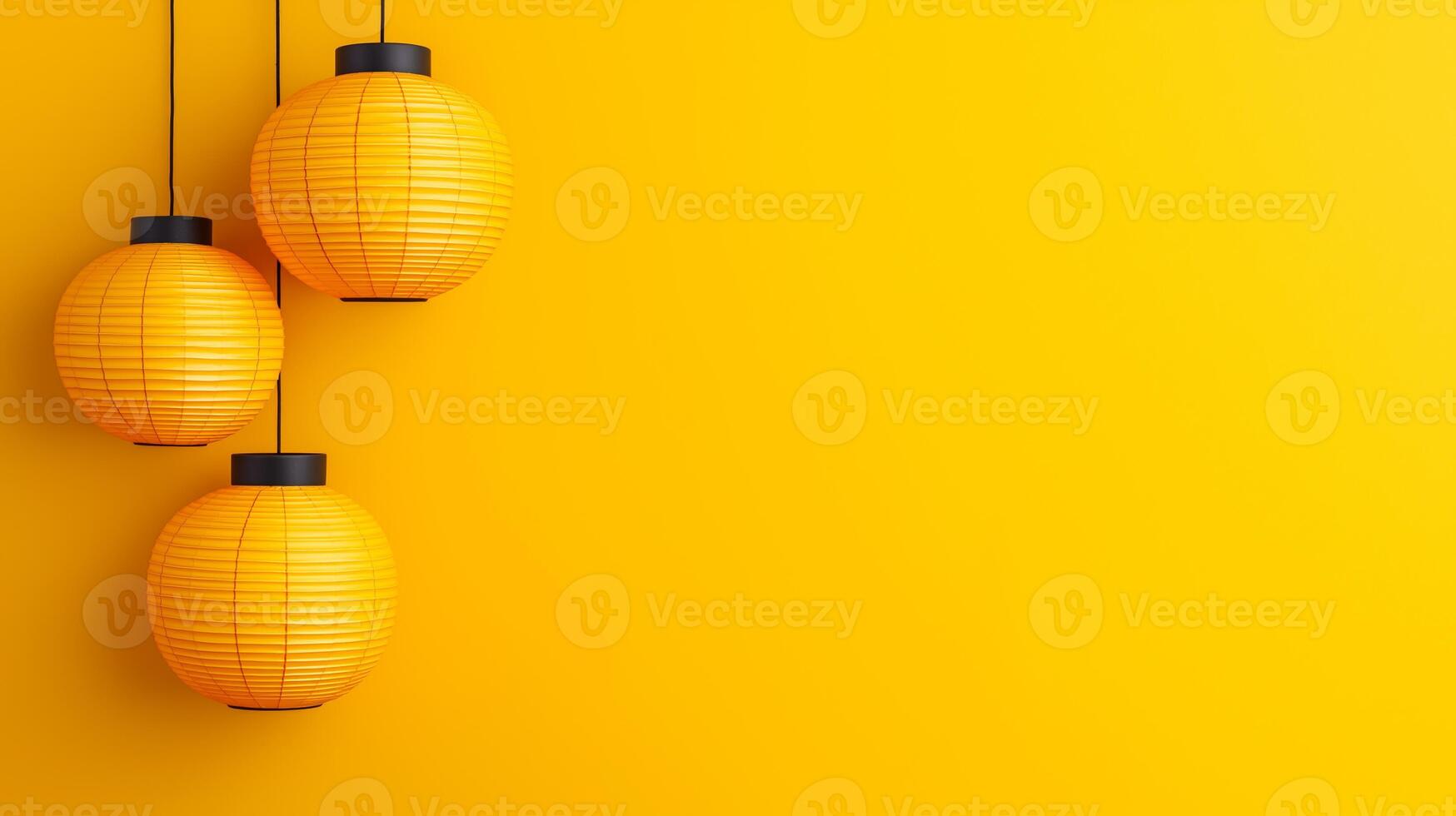 Bright yellow texture with subtle lantern patterns Mid Autumn Festival cheerful and luminous festive warmth with a traditional touch perfect for seasonal designs photo