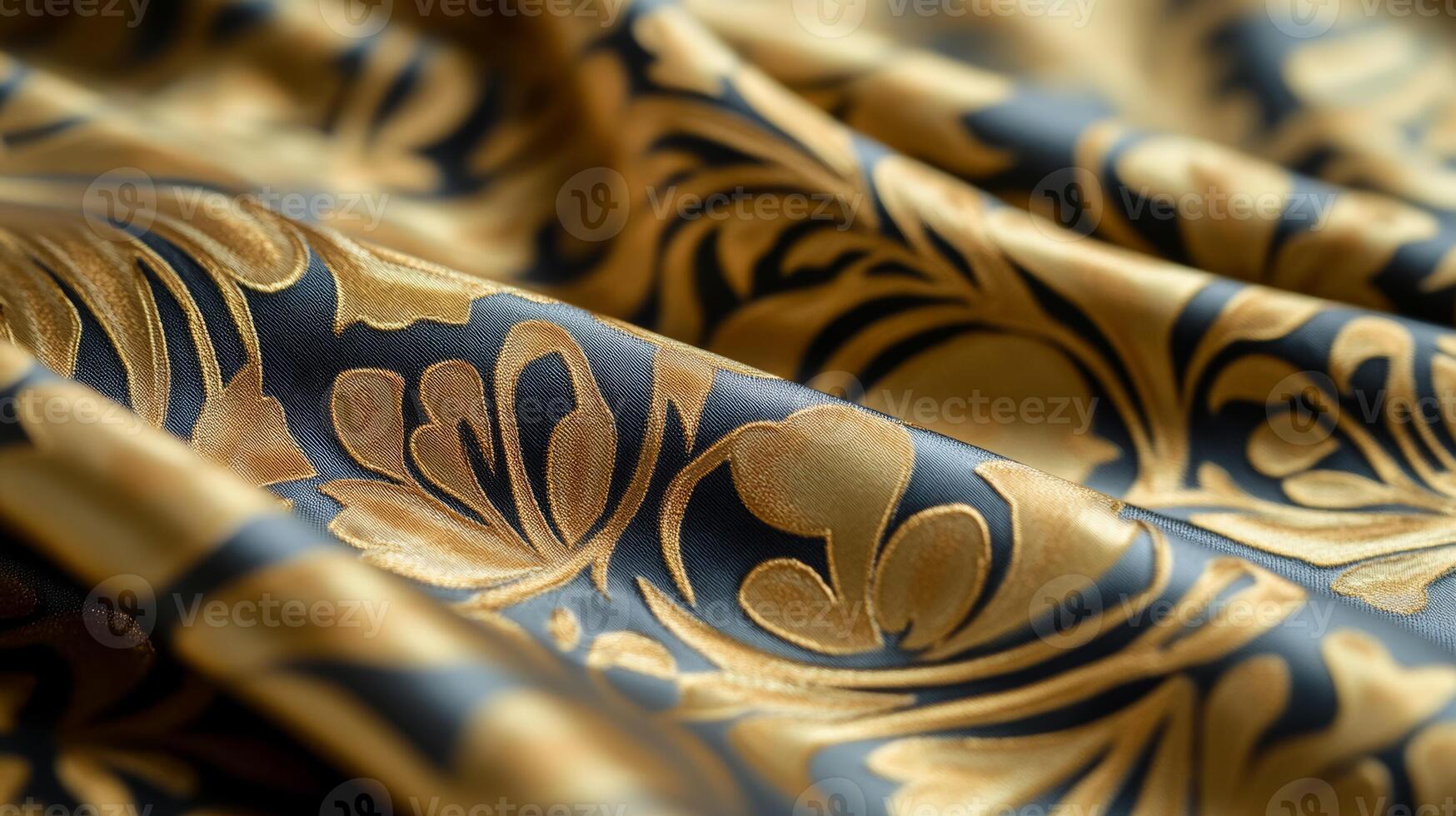 Subtle silk with elegant scroll patterns World Poetry Day literary elegance timeless feel with flowing designs capturing the beauty of words photo