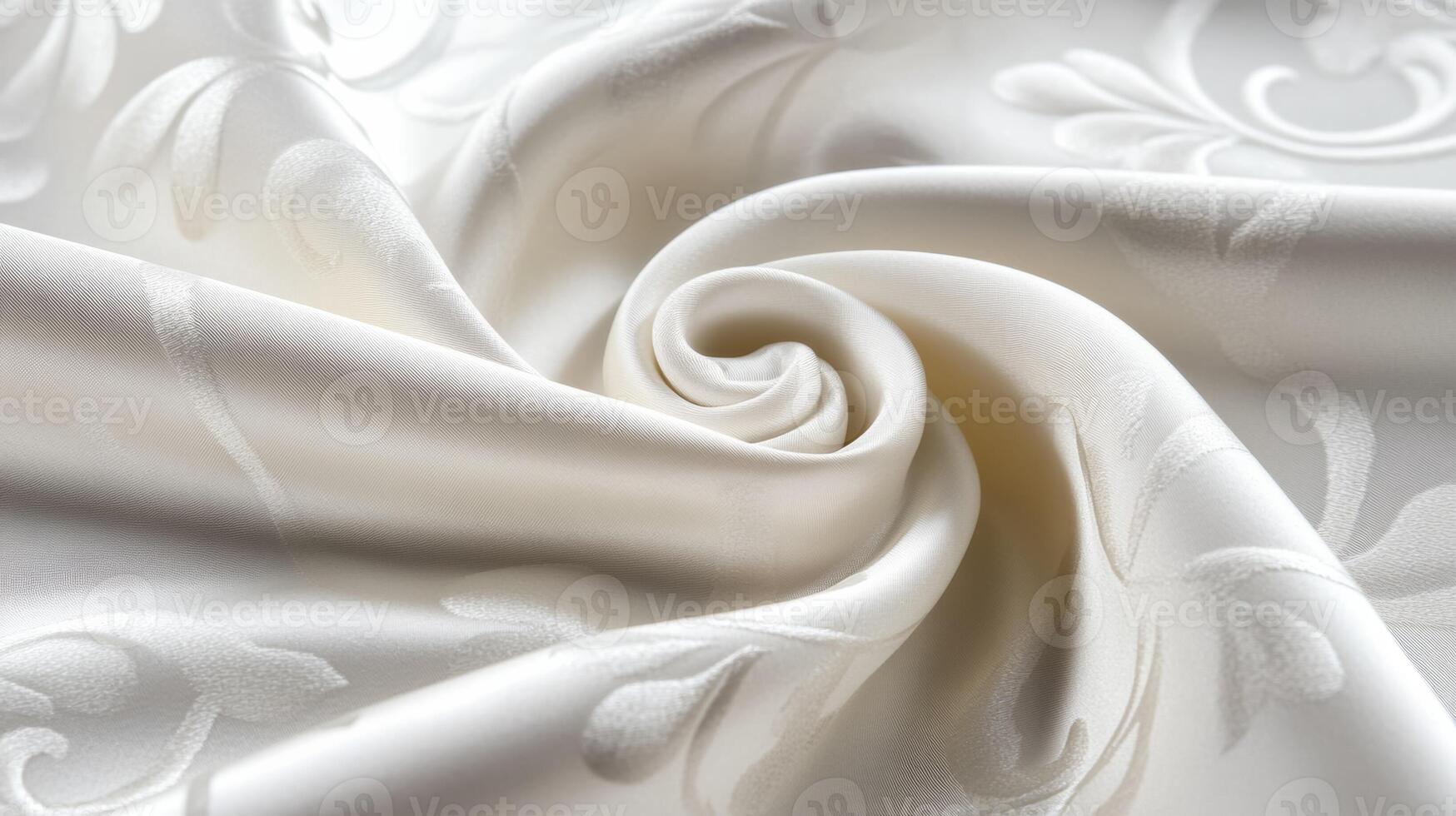 Subtle silk with elegant scroll patterns World Poetry Day literary elegance timeless feel with flowing designs capturing the beauty of words photo