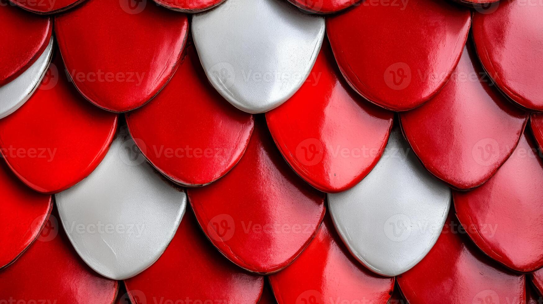 Textured red and silver scales with intricate detail Dragon Boat Festival bold cultural essence vibrant colors and rich symbolism suitable for festive themes photo