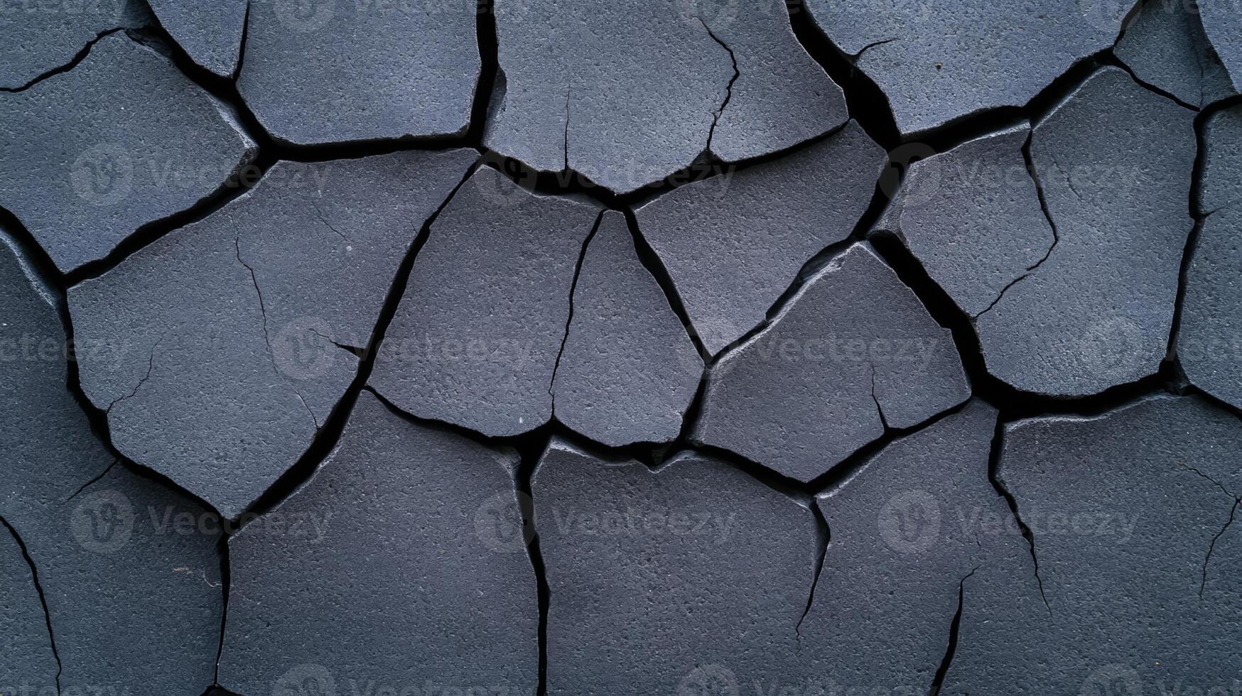 Macro shot of a raw concrete surface showing intricate pores and fine cracks rough texture with subtle shadow details monochromatic gray tones for industrial aesthetics photo