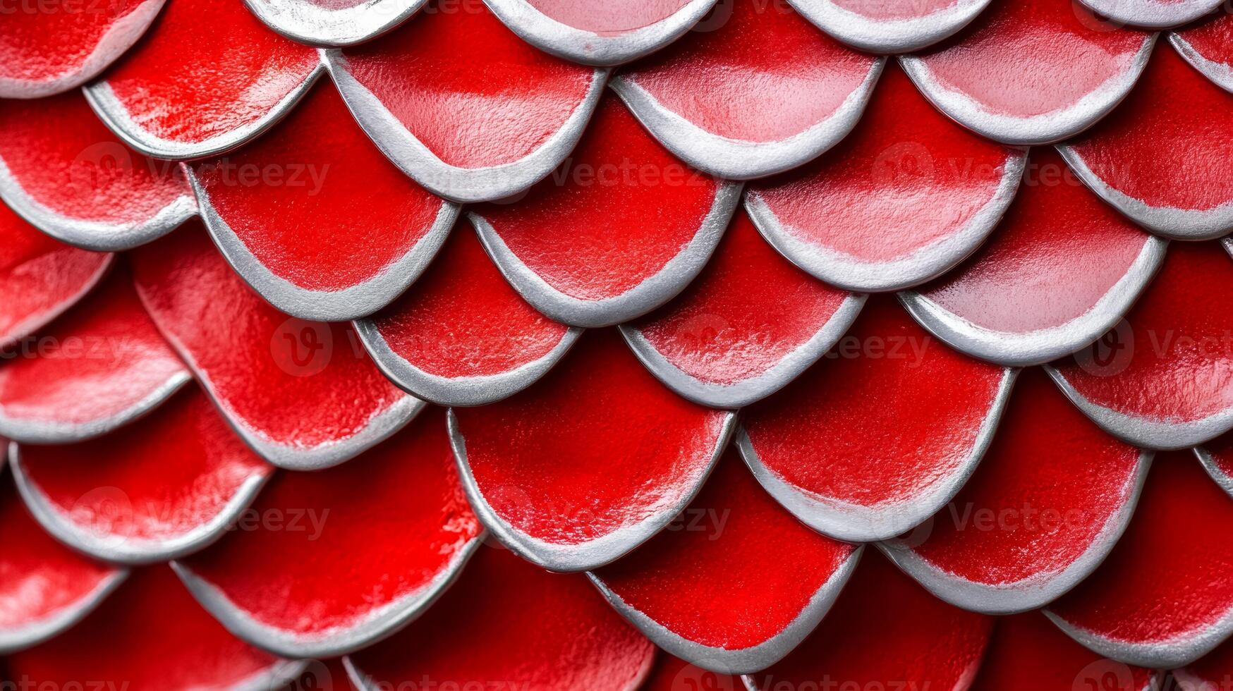 Textured red and silver scales with intricate detail Dragon Boat Festival bold cultural essence vibrant colors and rich symbolism suitable for festive themes photo