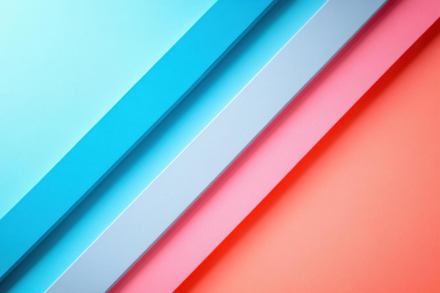 Abstract Geometric Background with Diagonal Stripes in Blue, Pink, and Red Tones photo