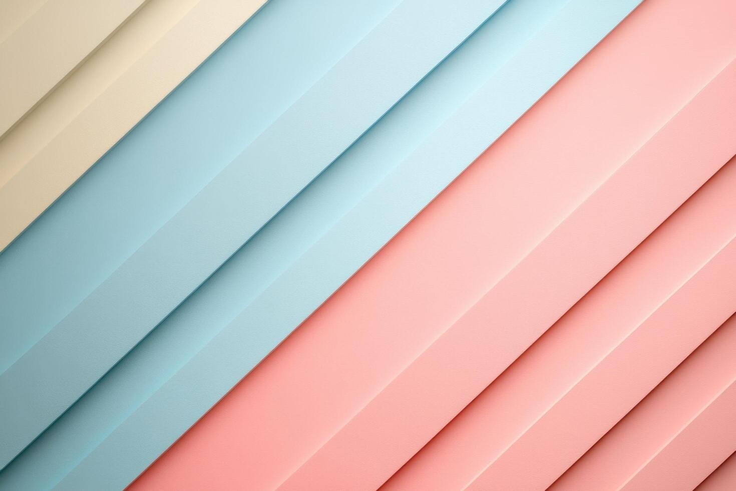 Colorful Abstract Background with Diagonal Stripes in Pastel Shades of Blue, Pink, and Beige photo