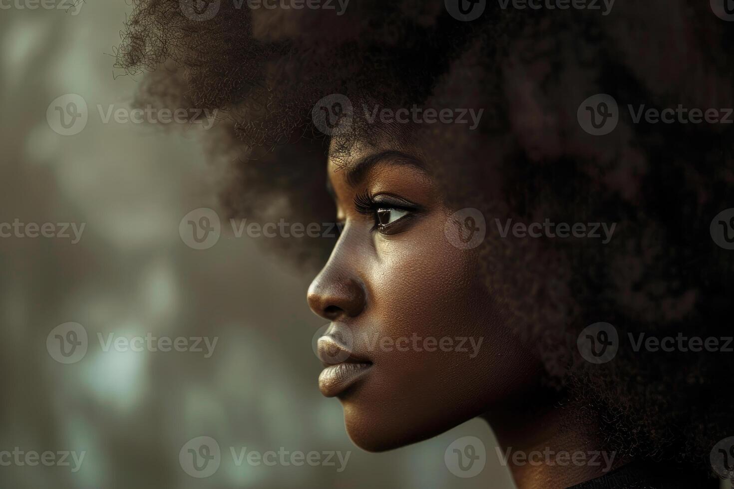 Serene beauty in natural light photo