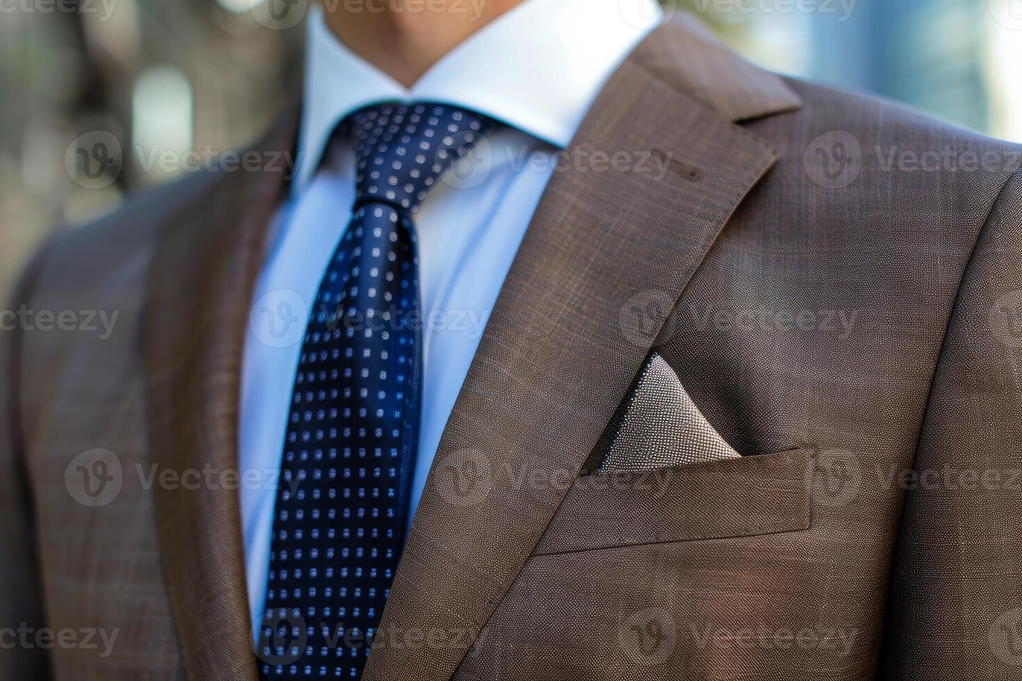 Closeup of elegant businessman attire photo