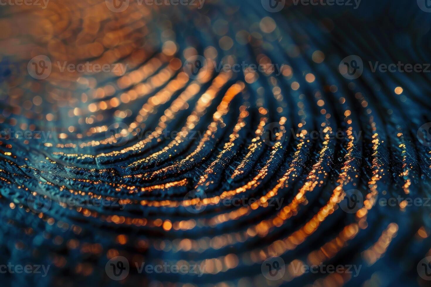 Close up of a wavy, glittering surface with a mesmerizing pattern and texture photo