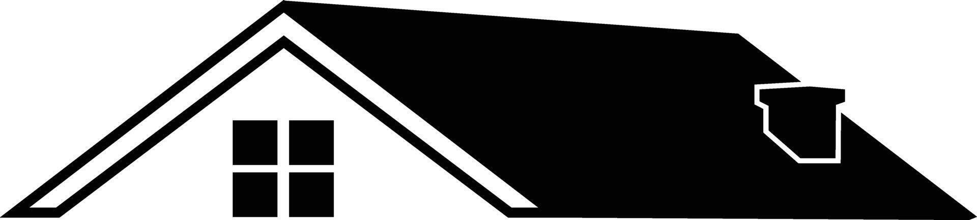 House Roof Simple Illustration Icon. vector