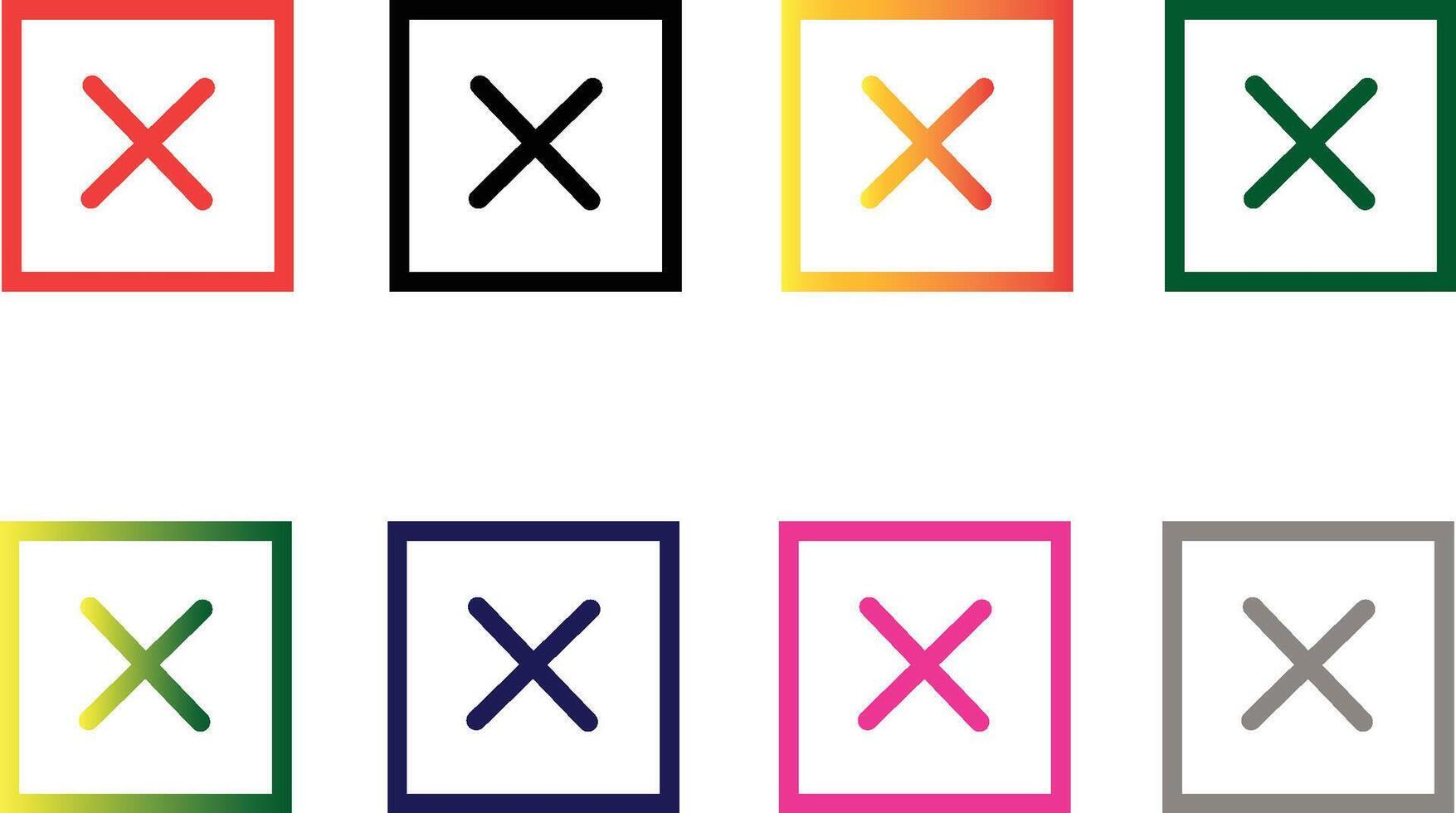 Cross icon in solid gradient vector