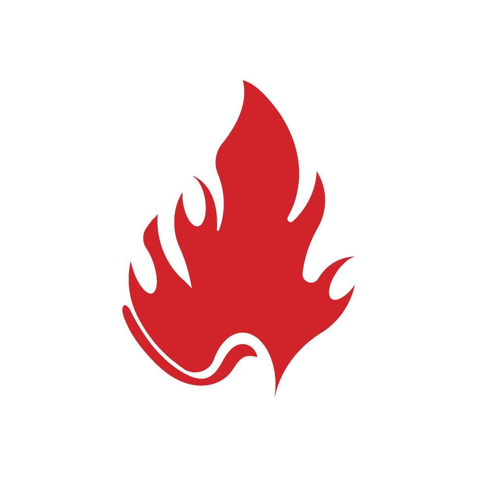 simple flame design vector