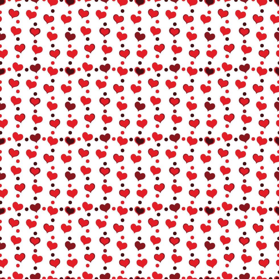 Heart Seamless Pattern - Textile pattern vector