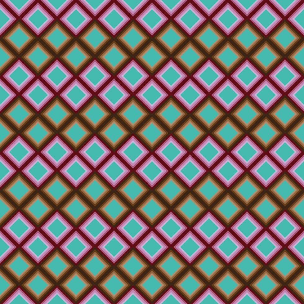 SQUARE SEAMLESS TEXTILE - COLORFUL PATTERN vector