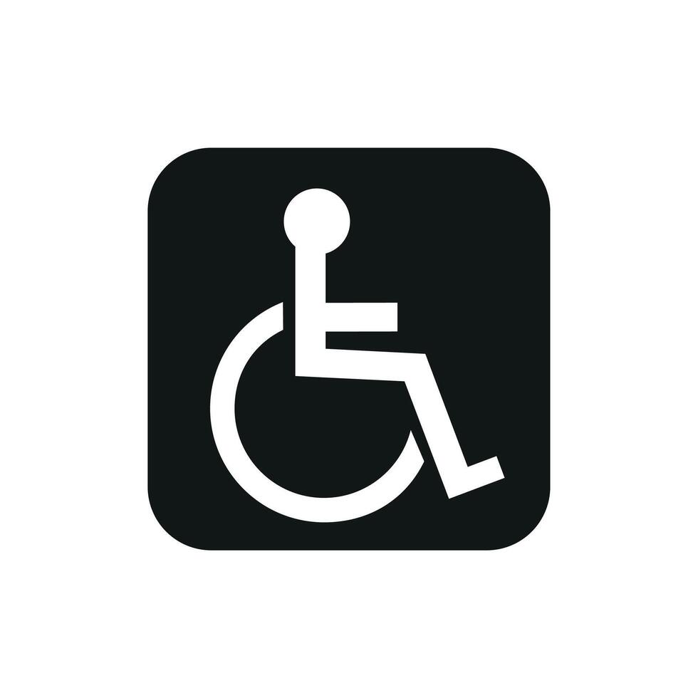 Disabled badge is black. Graphics vector