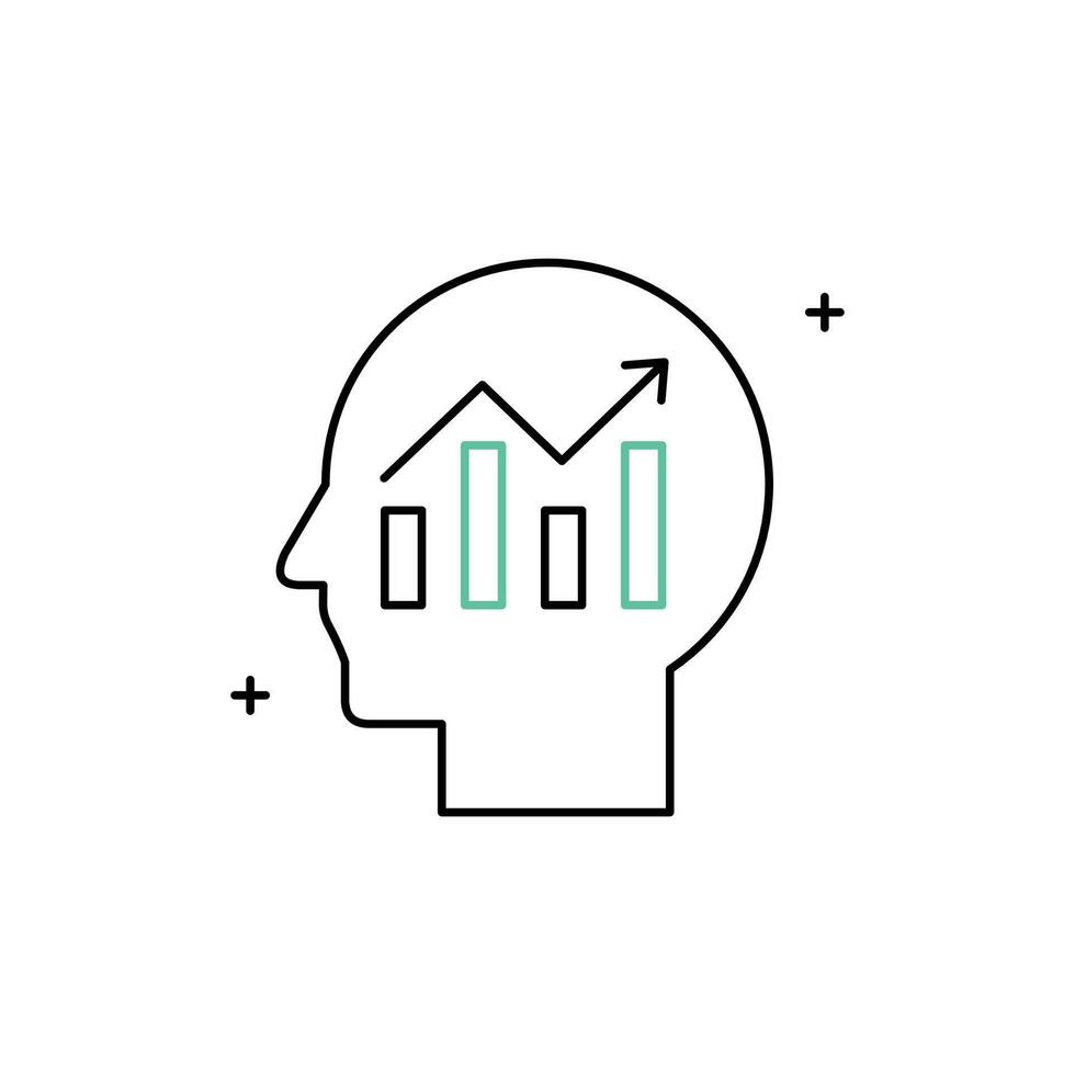 Business Data Insights Icon Design vector