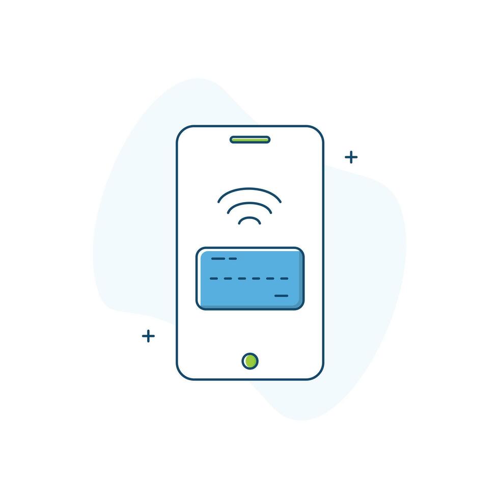 Mobile Payment, Banking, Payment App icon Design vector
