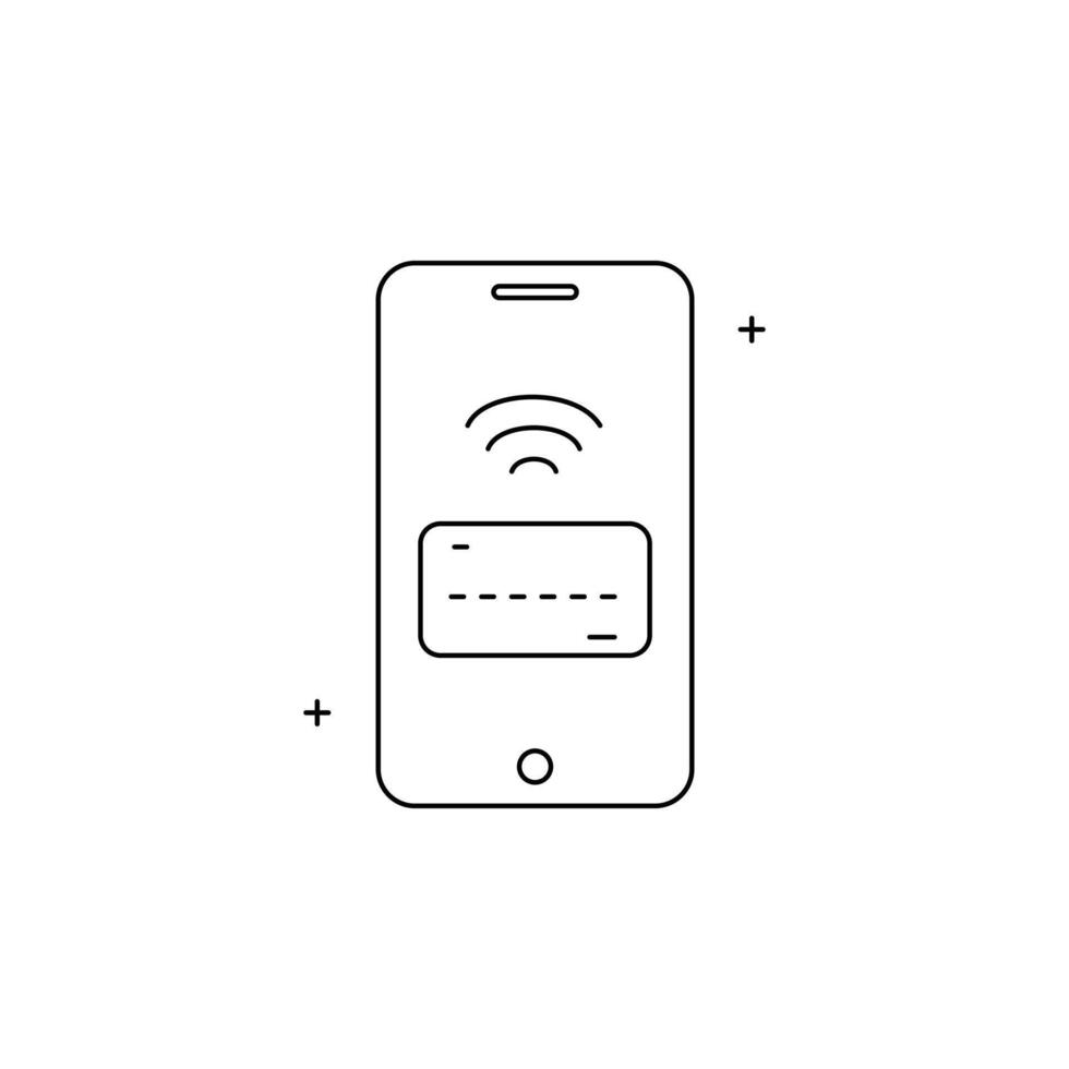 Mobile Payment, Banking, Payment App icon Design vector