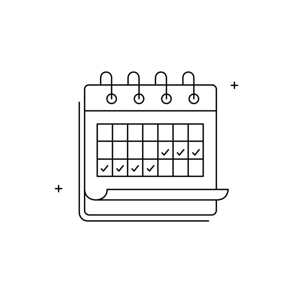 Event, Calendar, Date, Schedule Icon Design vector