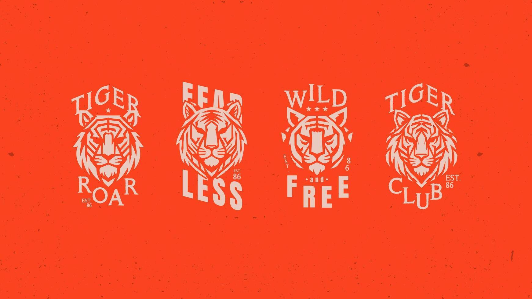 Tiger Club Logo Pack vector