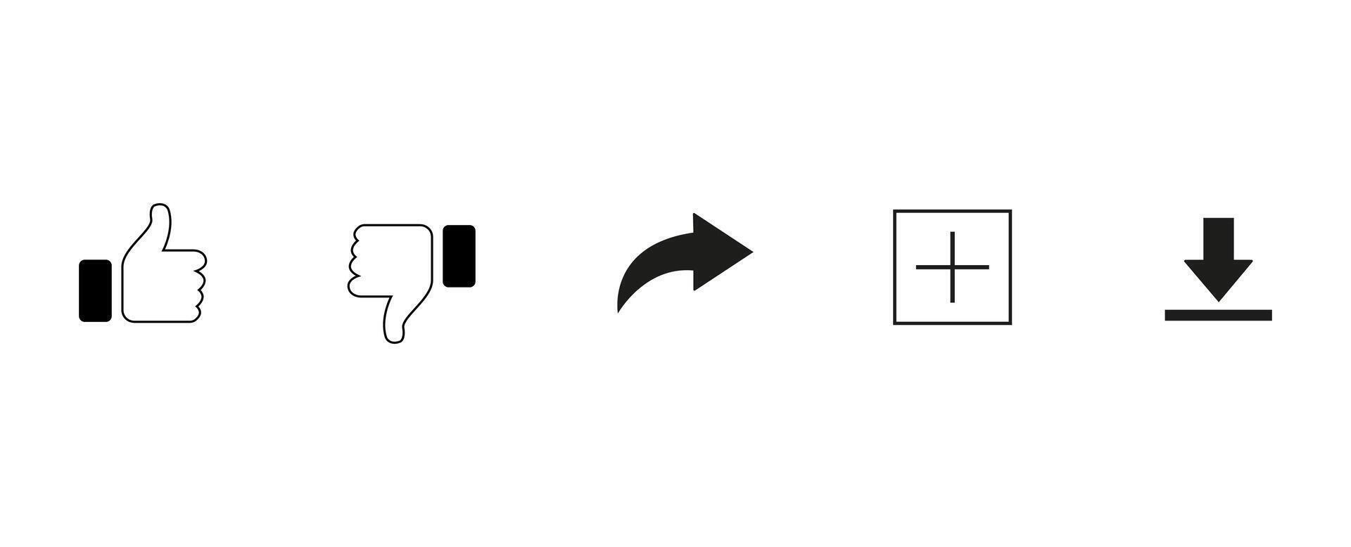 Icon set for player. vector