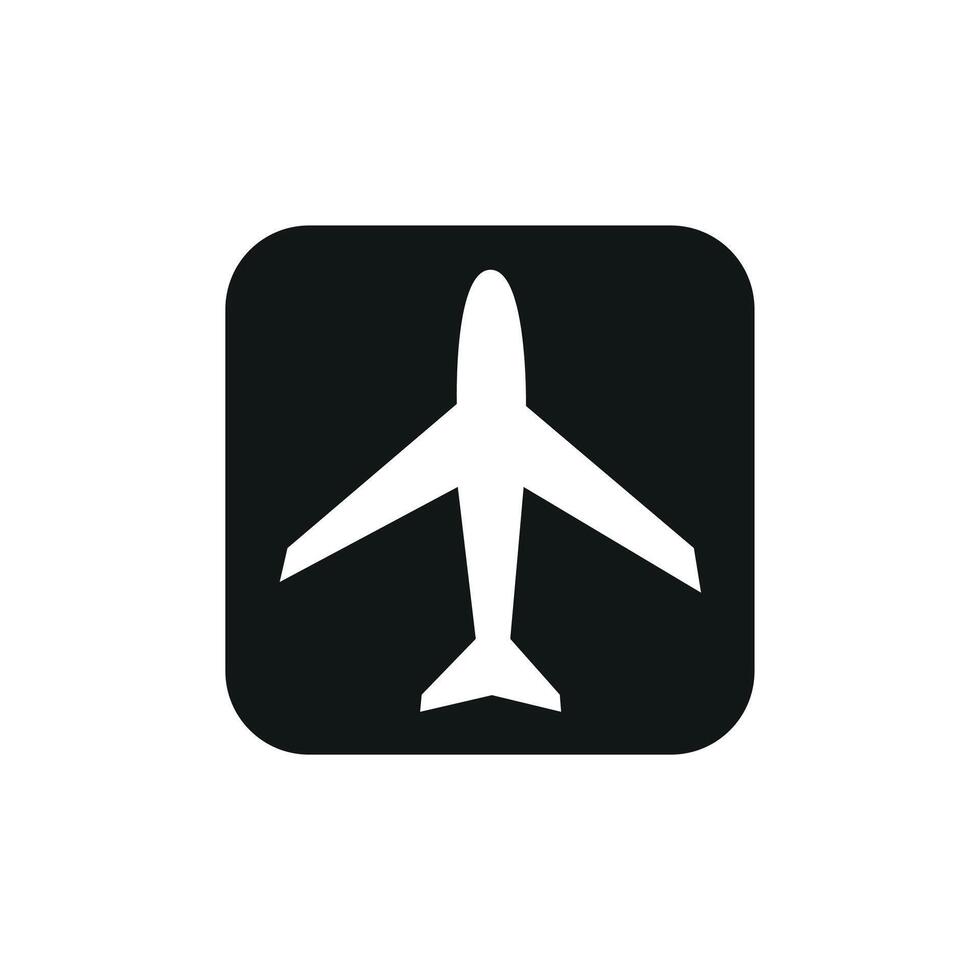 Plane icon. Airplane icon. Sign. graphics vector