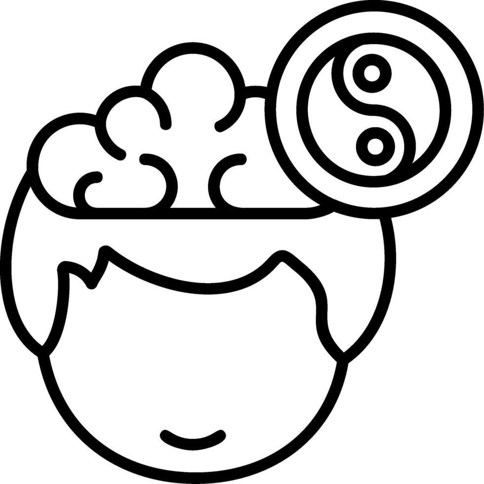 Meditation Icon Design vector