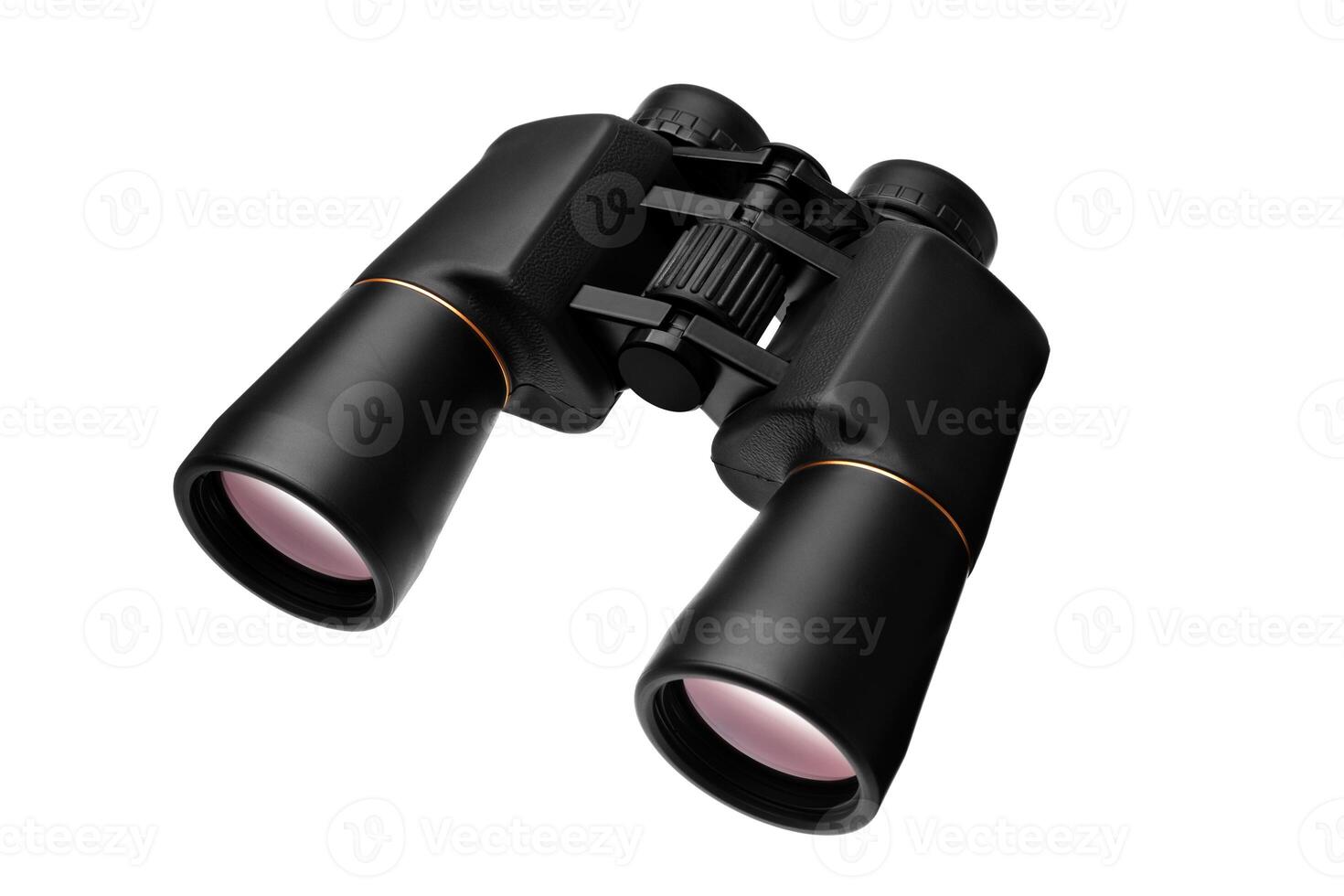 binoculars isolated on white photo
