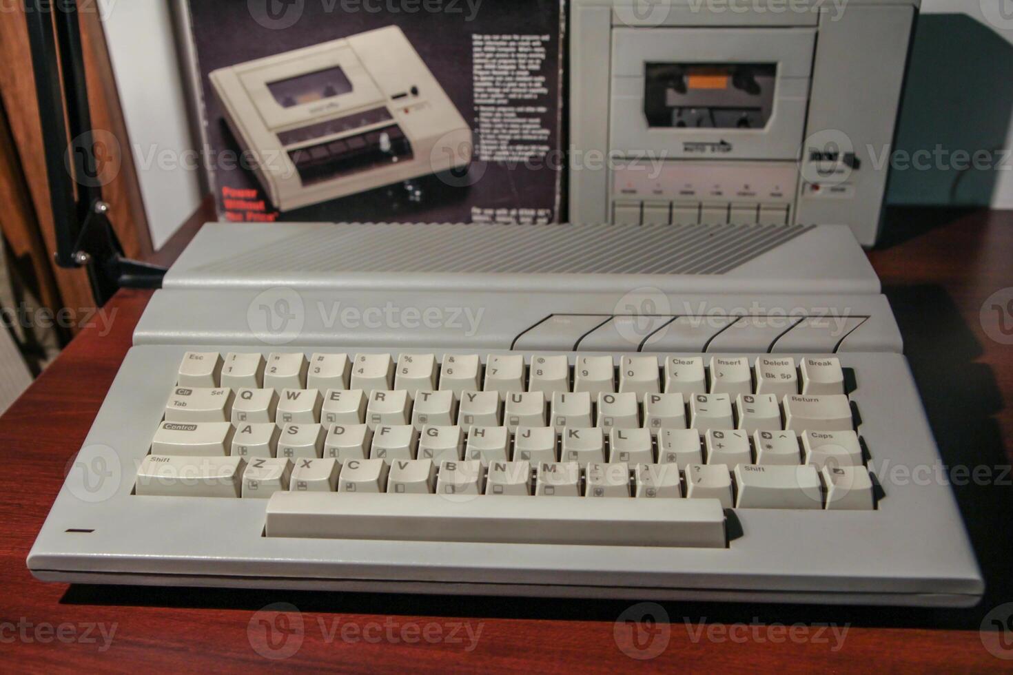 gray old computer keyboard photo