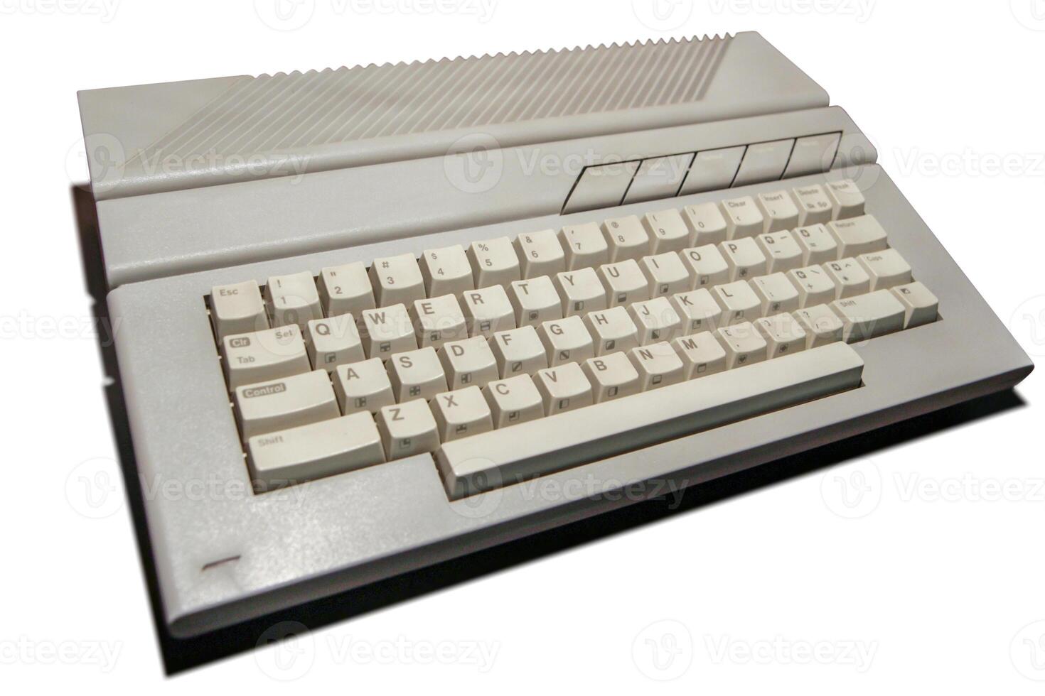 gray old computer keyboard photo