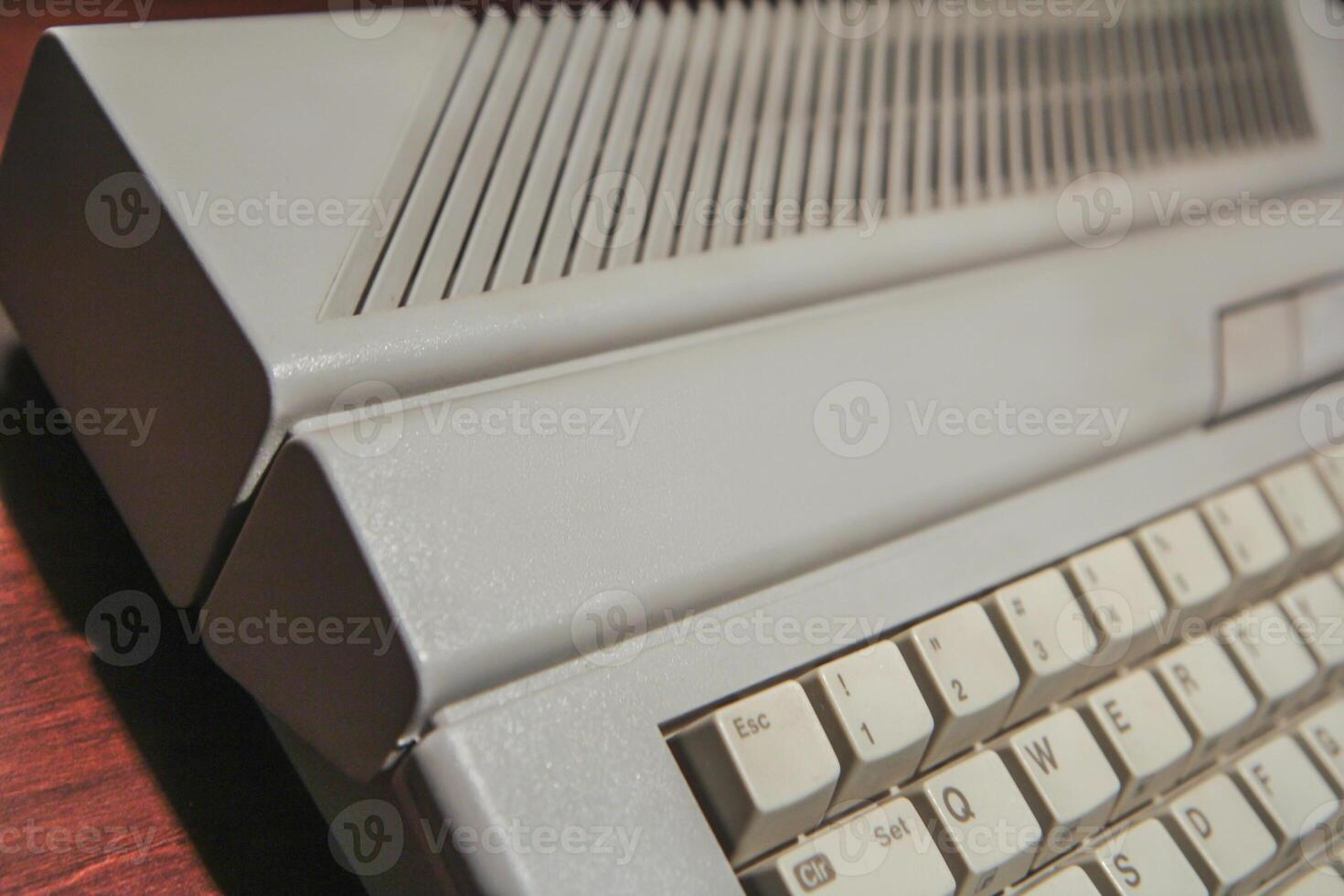 gray old computer keyboard photo