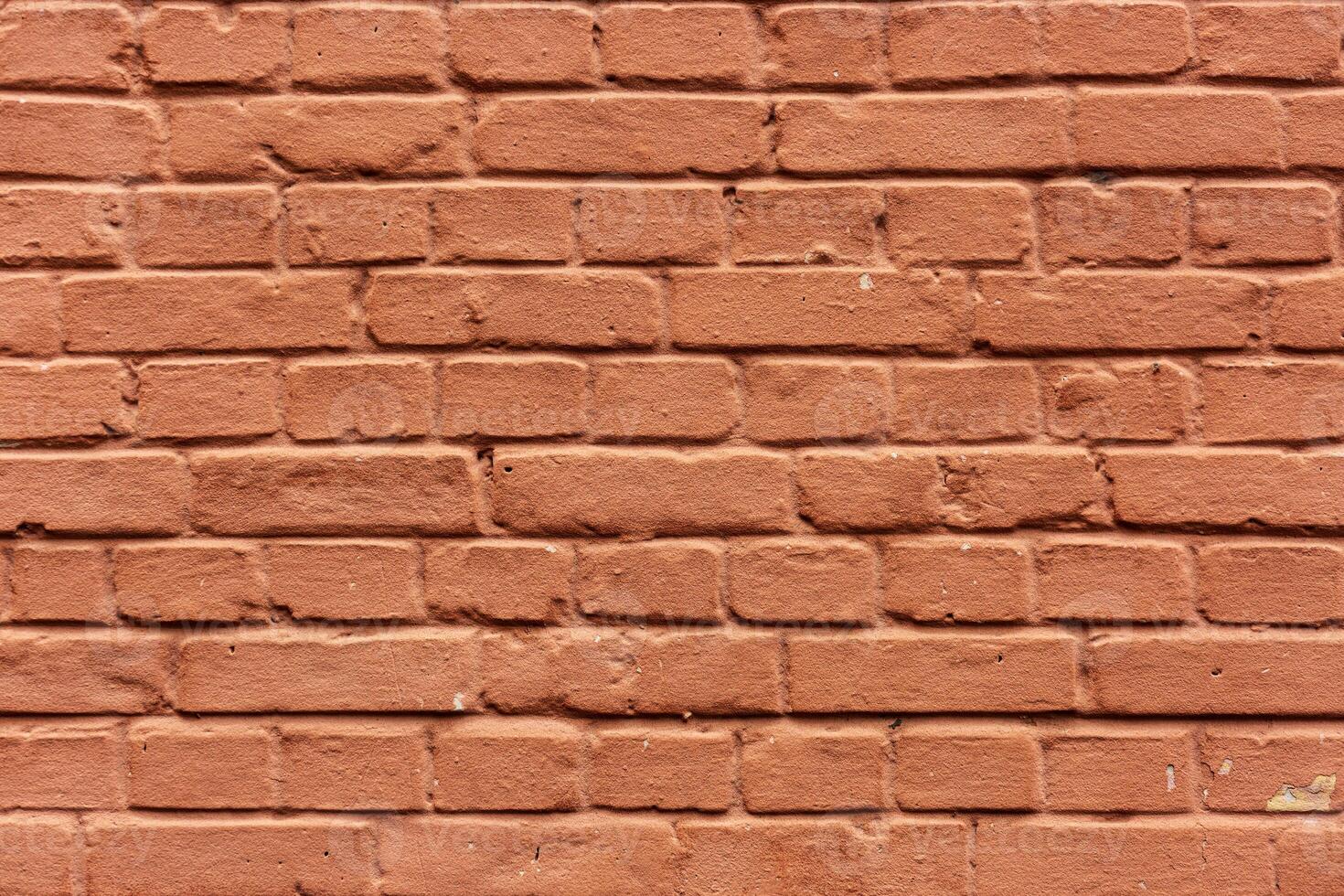 Old red brick wall texture back. red brick wall texture grunge background with vignetted corners, may use to interior design photo