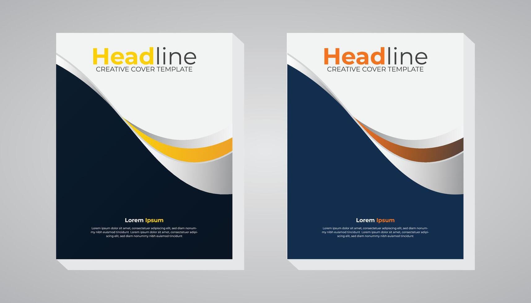 Abstract technology and colorful background book cover design template for your business vector