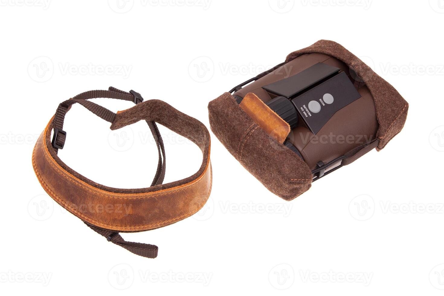 binoculars isolated on white photo