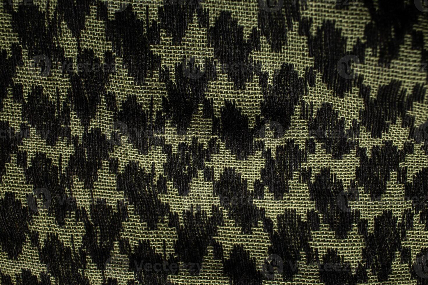 Keffieh scarf. The texture of the cotton traditional symbolic arabian scarf. Khaki back. photo
