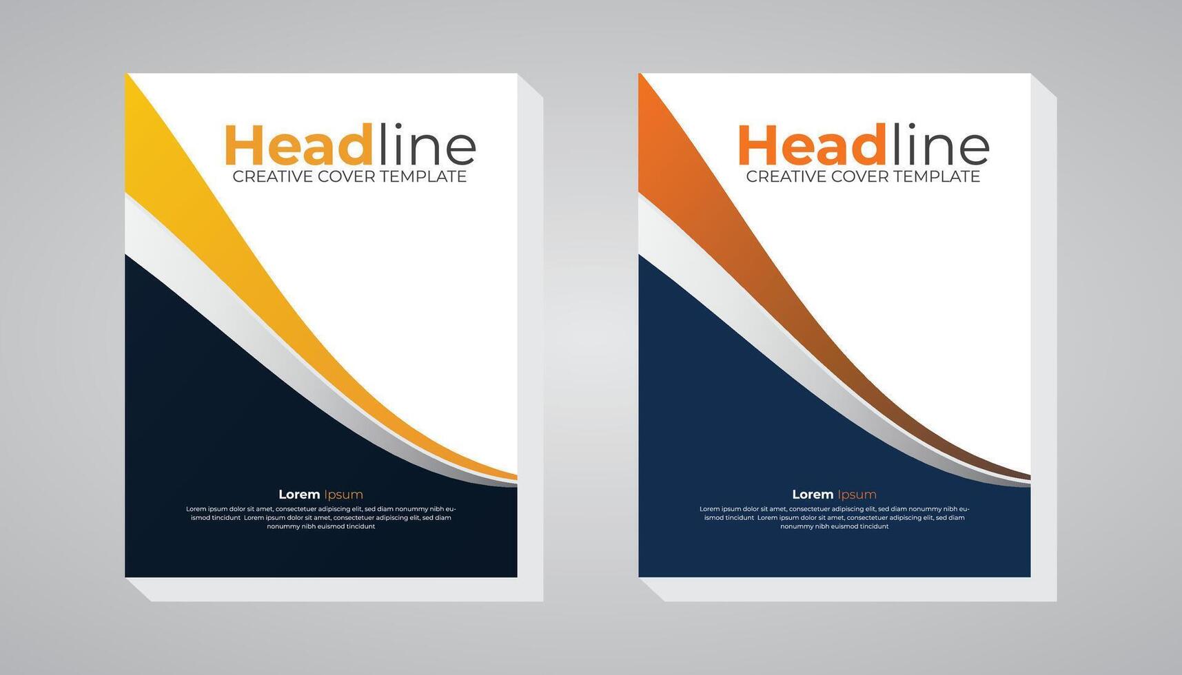 Cover layout annual report cover design template, Book cover page design for your business. vector